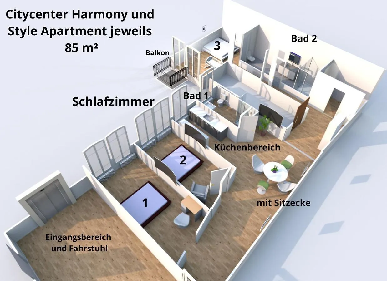 Leipzig Residenz City-Center Apartments